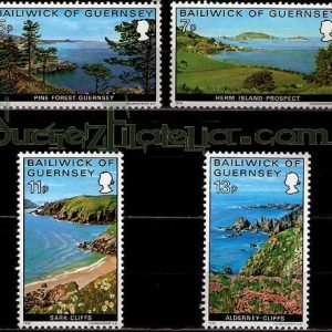 Serie de sellos Isla Guernsey nº 132/35 (**)
