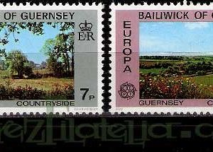Serie de sellos Isla Guernsey nº 142/43 (**)