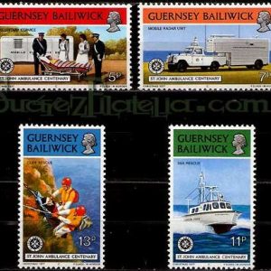Serie de sellos Isla Guernsey nº 148/51 (**)