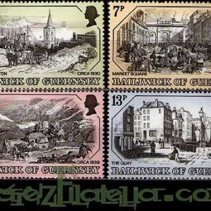 Serie de sellos Isla Guernsey nº 152/55 (**)