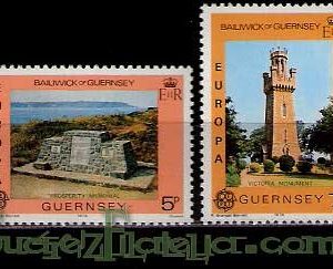 Serie de sellos Isla Guernsey nº 156/57 (**)
