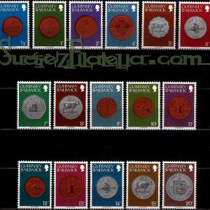 Serie de sellos Isla Guernsey nº 168/83 (**)