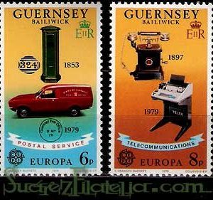 Serie de sellos Isla Guernsey nº 184/85 (**)