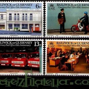Serie de sellos Isla Guernsey nº 190/93 (**)