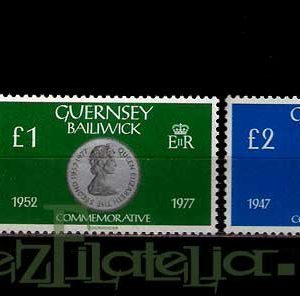 Serie de sellos Isla Guernsey nº 196/98 (**)