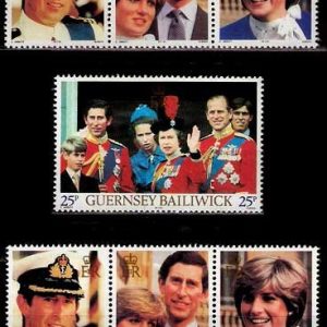 Serie de sellos Isla Guernsey nº 220/26 (**)
