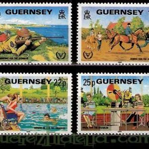 Serie de sellos Isla Guernsey nº 239/42 (**)
