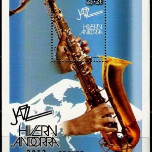 Serie sellos Andorra 404. HB Jazz Hivern 2013