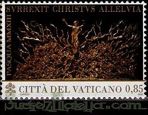 Serie sellos Vaticano 1614. Pascua
