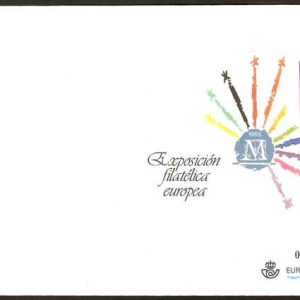 017. Sobre Entero Postal Exp. Filatélica Europea.Madrid