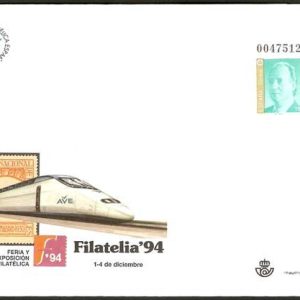 024. Sobre Entero Postal Feria y Exposición Filatélica