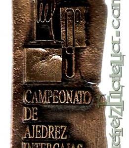 Medalla 9º Campeonato Ajedrez InterCajas
