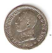 Moneda Alfonso XIII 0,50 Céntimos 1910*1.0 (PCV).MBC