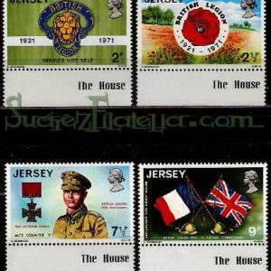 Serie de sellos Isla Jersey nº 047/50 (**)