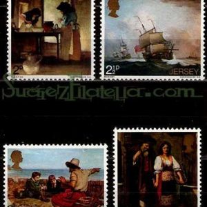 Serie de sellos Isla Jersey nº 051/54 (**)