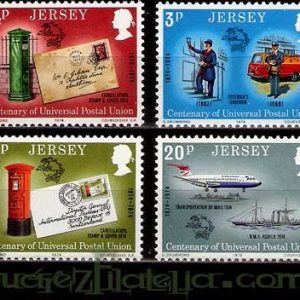 Serie de sellos Isla Jersey nº 093/96 (**)