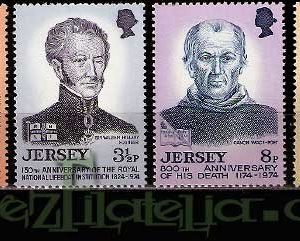 Serie de sellos Isla Jersey nº 097/100 (**)