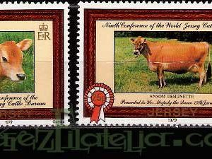 Serie de sellos Isla Jersey nº 186/87 (**)