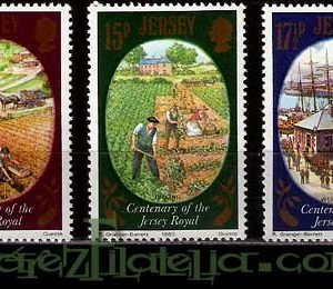Serie de sellos Isla Jersey nº 210/12 (**)