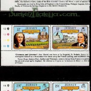 Serie de sellos Isla Jersey nº 276/81 (**)