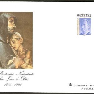 031. Sobre Entero Postal V Centenario San Juan