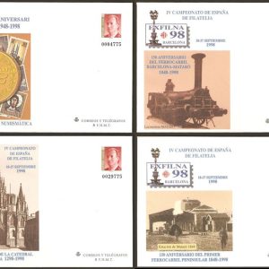 048. Sobre Entero Postal EXFILNA’98. 1 SOBRE