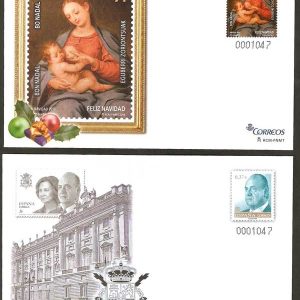 139-40. Sobre Entero Postal Navidad 2013 (2 sobres)