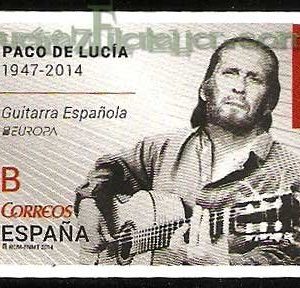 4884.  Sello Paco de Lucía. Serie Europa