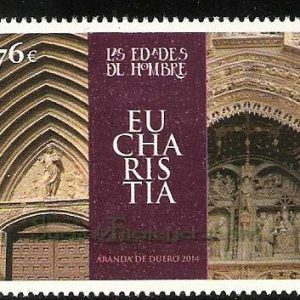 4887. Sello Edades del Hombre. Eucharistia