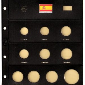 Hojas para euros de España «PARDO».Ref.179 (2013/14/16 /17/19)