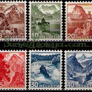 Serie de sellos Suiza nº 0461/66 (*)