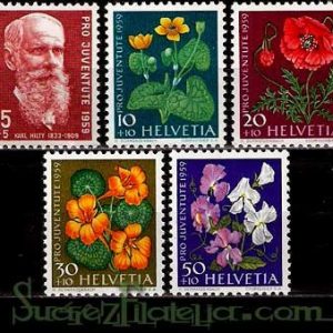 Serie de sellos Suiza nº 0634/38 (**)