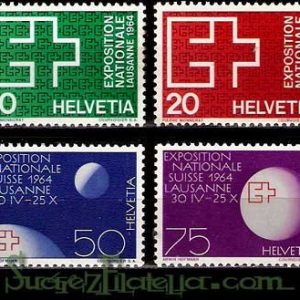 Serie de sellos Suiza nº 0717/20 (**)