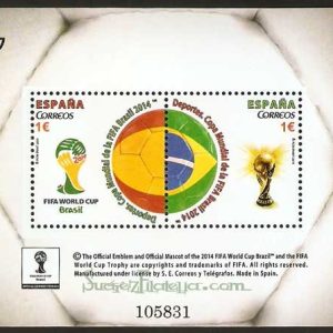 4890. Sello Deportes . Campeonato Mundial de Fútbol