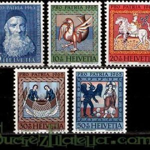 Serie de sellos Suiza nº 0747/51 (**)
