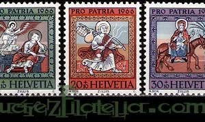 Serie de sellos Suiza nº 0769/73 (**)