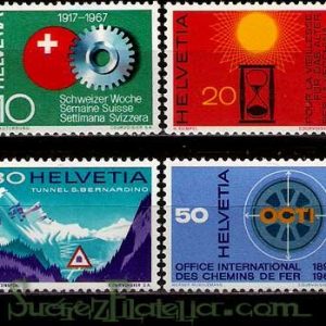 Serie de sellos Suiza nº 0791/94 (**)