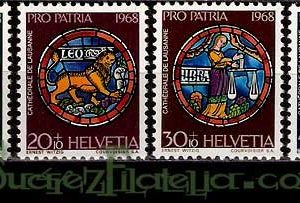 Serie de sellos Suiza nº 0807/10 (**)