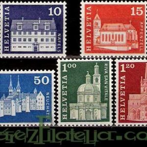 Serie de sellos Suiza nº 0815/23 (**)