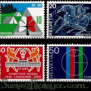 Serie de sellos Suiza nº 0828/31 (**)