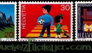 Serie de sellos Suiza nº 0838/40 (**)