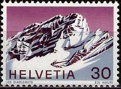 Serie de sellos Suiza nº 0884 (**)