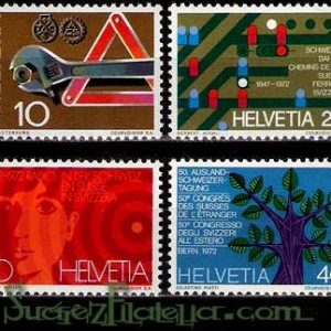 Serie de sellos Suiza nº 0895/98 (**)