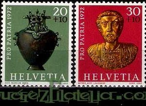 Serie de sellos Suiza nº 0901/04 (**)