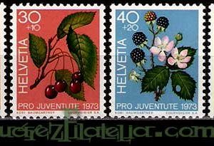 Serie de sellos Suiza nº 0943/46 (**)