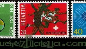Serie de sellos Suiza nº 0947/49 (**)