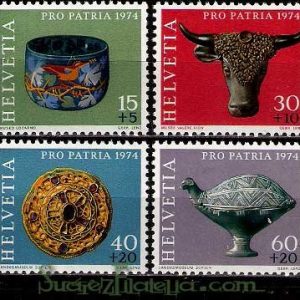 Serie de sellos Suiza nº 0961/64 (**)