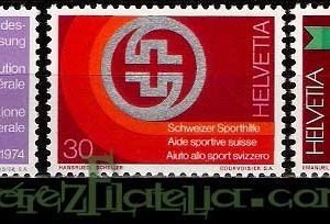 Serie de sellos Suiza nº 0965/67 (**)