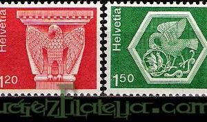 Serie de sellos Suiza nº 0968/71 (**)