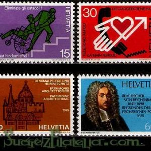 Serie de sellos Suiza nº 0987/90 (**)